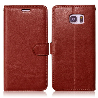 PU Leather Flip Stand Case Wallet Cover For Samsung Galaxy Note 5(Brown) - Intl June 2018 - 2 PU Leather Flip Stand Case Wallet Cover for Samsung Galaxy Note 5(Brown) - Intl - 2