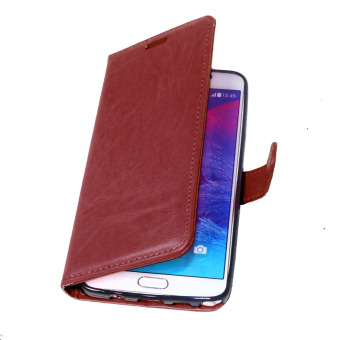 PU Leather Flip Stand Case Wallet Cover For Samsung Galaxy Note 5(Brown) - Intl June 2018 - 5 PU Leather Flip Stand Case Wallet Cover for Samsung Galaxy Note 5(Brown) - Intl - 5