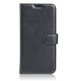 PU Leather Wallet Case Cover For Sony Xperia XZ (Black) June 2018 - 2 PU Leather Wallet Case Cover For Sony Xperia XZ (Black) - 2