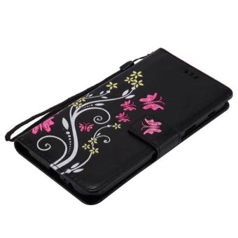 PU Leather Wallet Phone Cases For Samsung Galaxy A7 2017 EmbossingCover For Galaxy A720 Flip Wallet Bags (Black) - Intl June 2018 - 4 PU Leather Wallet Phone Cases For Samsung Galaxy A7 2017 EmbossingCover For Galaxy A720 Flip Wallet Bags (Black) - intl - 4