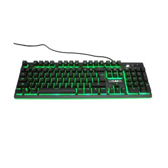 Rakk Mua Illuminated Plunger Gaming Keyboard Green June 2018 - 2 Rakk Mua Illuminated Plunger Gaming Keyboard Green - 2