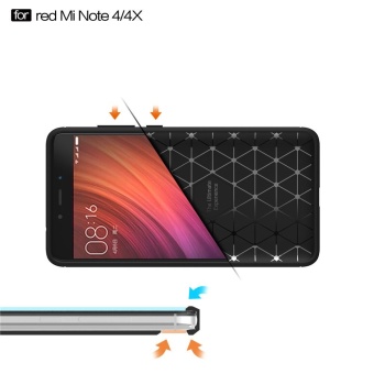 Redmi Note4 4x Case, Ultra-thin Brushed Carbon Fiber Slim ArmorSoft TPU Phone Back Full Cover Case For Xiaomi Redmi Note 4 / Note4X - Intl June 2018 - 4 Redmi Note4 4x Case, Ultra-thin Brushed Carbon Fiber Slim ArmorSoft TPU Phone Back Full Cover Case For Xiaomi Redmi Note 4 / Note4X - intl - 4