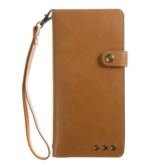 Retro Leather Case For Samsung Galaxy Note 8 Magnetic Closure FlipWallet Pouch Cover Khaki - Intl June 2018 - 2 Retro Leather Case for Samsung Galaxy Note 8 Magnetic Closure FlipWallet Pouch Cover Khaki - intl - 2