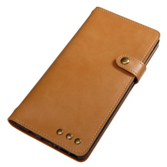 Retro Leather Case For Samsung Galaxy Note 8 Magnetic Closure FlipWallet Pouch Cover Khaki - Intl June 2018 - 4 Retro Leather Case for Samsung Galaxy Note 8 Magnetic Closure FlipWallet Pouch Cover Khaki - intl - 4