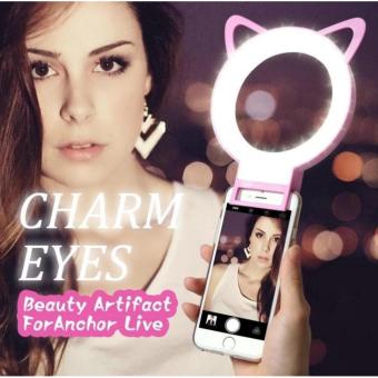 RK13 3 Level LED Ring Selfie Light Night Enhancing Photography (Pink) June 2018 - 2 RK13 3 Level LED Ring Selfie Light Night Enhancing Photography (Pink) - 2