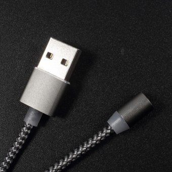 ... Round Magnetic 2 in 1 Lightning 8Pin and Micro USB Charging
