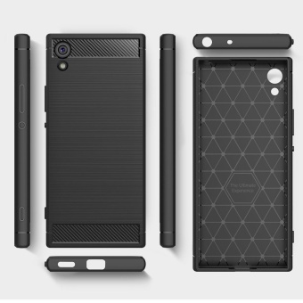Rugged Armor Case For Sony Xperia XA1 Carbon Fiber Resilient DropProtection Anti-Scratch Cover Grey - Intl June 2018 - 2 Rugged Armor Case For Sony Xperia XA1 Carbon Fiber Resilient DropProtection Anti-Scratch Cover Grey - intl - 2