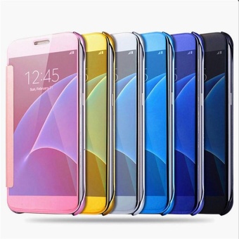 Samsung Flip Electroplate Mirror Phone Case (for Samsung A7 2017) -intl June 2018 - 2 Samsung Flip Electroplate Mirror Phone Case (for Samsung A7 2017) -intl - 2