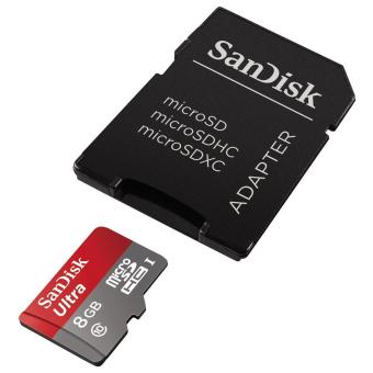 SanDisk Ultra 8GB Micro SDHC Class 10 SDSDQUAN-008G Memory Card With Adapter June 2018 - 2 SanDisk Ultra 8GB micro SDHC Class 10 SDSDQUAN-008G Memory Card with Adapter - 2