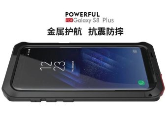 Shockproof Dustproof Water Resistant Aluminum Alloy Metal TemperedGlass Cover Case For Samsung Galaxy S8 Plus - Intl June 2018 - 4 Shockproof Dustproof Water Resistant Aluminum Alloy Metal TemperedGlass Cover Case For Samsung Galaxy S8 Plus - intl - 4