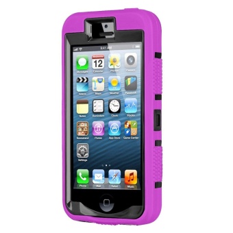 Shockproof Heavy Duty Combo Hybrid Defender High Impact Body RuggedHard PC & Silicone Case Protective Cover For Apple IPhone 5 5SSE - Intl June 2018 - 2 Shockproof Heavy Duty Combo Hybrid Defender High Impact Body RuggedHard PC & Silicone Case Protective Cover for Apple iPhone 5 5SSE - intl - 2