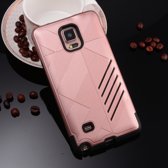 Silicon + PC Combo Case For Samsung Galaxy Note 4 N9100 (Rose Gold)- Intl July 2018 - 4 Silicon + PC Combo Case for Samsung Galaxy Note 4 N9100 (Rose Gold)- Intl - 4