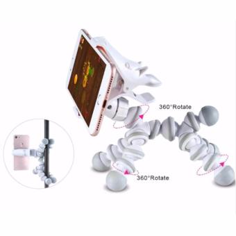 SK03 Flexible Horse Style Phone Tripod Monopod Bracket Holder StandMount Universal Phone Smartphone Holder (White Grey) June 2018 - 4 SK03 Flexible Horse Style Phone Tripod Monopod Bracket Holder StandMount Universal Phone Smartphone Holder (White Grey) - 4