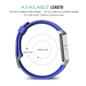 Soft Silicone Adjustable Replacement Sport Strap Band For FitbitBlaze Smart Fitness Watch - Intl June 2018 - 4 Soft Silicone Adjustable Replacement Sport Strap Band for FitbitBlaze Smart Fitness Watch - intl - 4