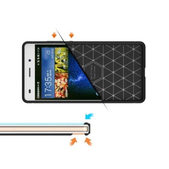 Soft TPU Shock Absorption And Carbon Fiber Design Silicone Case For Huawei P8 Lite (2015) - Intl June 2018 - 5 Soft TPU Shock Absorption and Carbon Fiber Design Silicone Case for Huawei P8 Lite (2015) - intl - 5