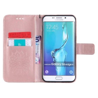 Sunflower Pattern PU Leather Wallet Stand Flip Case Cover ForSamsung Galaxy S6 Edge Plus Case - Intl June 2018 - 4 Sunflower pattern PU Leather Wallet Stand Flip Case Cover ForSamsung Galaxy S6 Edge Plus Case - intl - 4