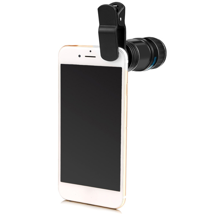 Sunweb Universal 12X Zoom Mobile Phone Telephoto Camera Lens Clip On Black June 2018 - 5 Sunweb Universal 12X Zoom Mobile Phone Telephoto Camera Lens Clip On Black - 5