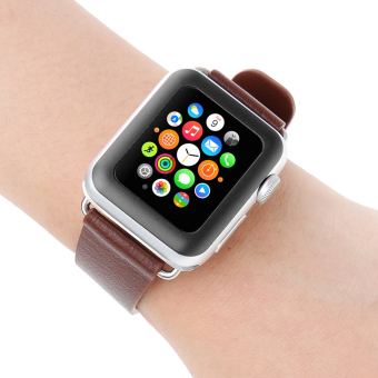 Tempered Glass Screen Protector Full Cover For Apple Watch 42mm (Black) - Intl June 2018 - 4 Tempered Glass Screen Protector Full Cover for Apple Watch 42mm (Black) - intl - 4