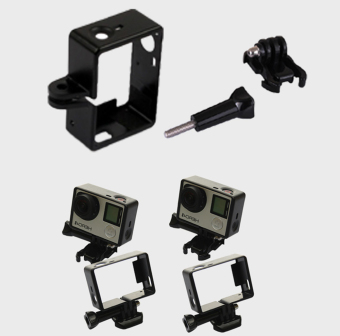Teyeleec Frame Mount W/ Base For Go Pro Hero (Black) (Intl) June 2018 - 5 Teyeleec Frame Mount w/ Base for Go Pro Hero (Black) (Intl) - 5
