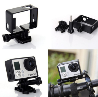 Teyeleec Frame Mount W/ Base For Go Pro Hero (Black) (Intl) June 2018 - 3 Teyeleec Frame Mount w/ Base for Go Pro Hero (Black) (Intl) - 3