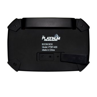 The Platinum PTBT-400 Audio Mini Boombox Bluetooth Outdoor Speaker (Black/Yellow) April 2018 - 4 The Platinum PTBT-400 Audio Mini Boombox Bluetooth Outdoor Speaker (Black/Yellow) - 4