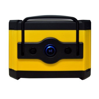 The Platinum PTBT-400 Audio Mini Boombox Bluetooth Outdoor Speaker (Black/Yellow) April 2018 - 3 The Platinum PTBT-400 Audio Mini Boombox Bluetooth Outdoor Speaker (Black/Yellow) - 3