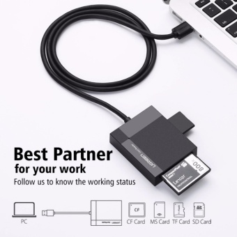 Ugreen All In 1 USB 3.0 Card Reader Super Speed TF CF MS Micro SD Card Reader Multi Smart Memory For Computer USB Card Reader-0.5m Cable - Intl June 2018 - 4 Ugreen All in 1 USB 3.0 Card Reader Super Speed TF CF MS Micro SD Card Reader Multi Smart Memory for Computer USB Card Reader-0.5m cable - intl - 4