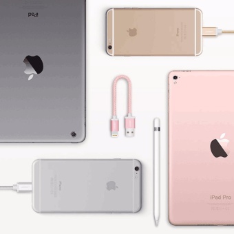UGREEN Metal Alloy Original USB Lightning Cable USB Charger CordNylon Bradied Design For IPhone 4 5 6 7 IPad - Rose Gold,2M - Intl April 2018 - 2 UGREEN Metal Alloy Original USB Lightning Cable USB Charger CordNylon Bradied Design for iPhone 4 5 6 7 iPad - Rose Gold,2M - intl - 2