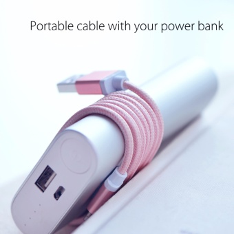 UGREEN Metal Alloy USB Lightning Cable USB Charger Cable NylonBradied Design For IPhone 4 5 6 7 IPad - Silver,1.5M - Intl June 2018 - 5 UGREEN Metal Alloy USB Lightning Cable USB Charger Cable NylonBradied Design for iPhone 4 5 6 7 iPad - Silver,1.5M - intl - 5