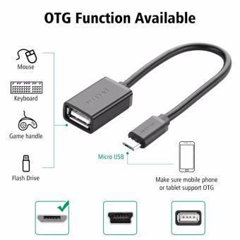 UGREEN Micro USB OTG Cable On The GO Host Cable Adapter ForSamusung Xiaomi Android Phone - Intl June 2018 - 4 UGREEN Micro USB OTG Cable On The GO Host Cable Adapter forSamusung Xiaomi Android Phone - Intl - 4