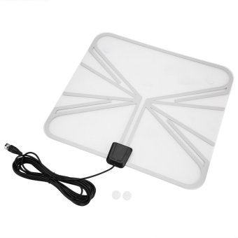 Ultra-Thin 50 Miles Range Indoor Amplified Digital TV HDTV Antennawith 16ft Cable(US Plug) - Intl June 2018 - 2 Ultra-Thin 50 Miles Range Indoor Amplified Digital TV HDTV Antennawith 16ft Cable(US Plug) - intl - 2