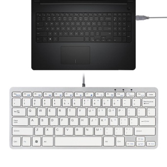 Ultra Thin Slim 78 Key Wired USB Mini PC Keyboard For PC Apple Mac Laptop WH - Intl June 2018 - 3 Ultra Thin Slim 78 Key Wired USB Mini PC Keyboard for PC Apple Mac Laptop WH - intl - 3