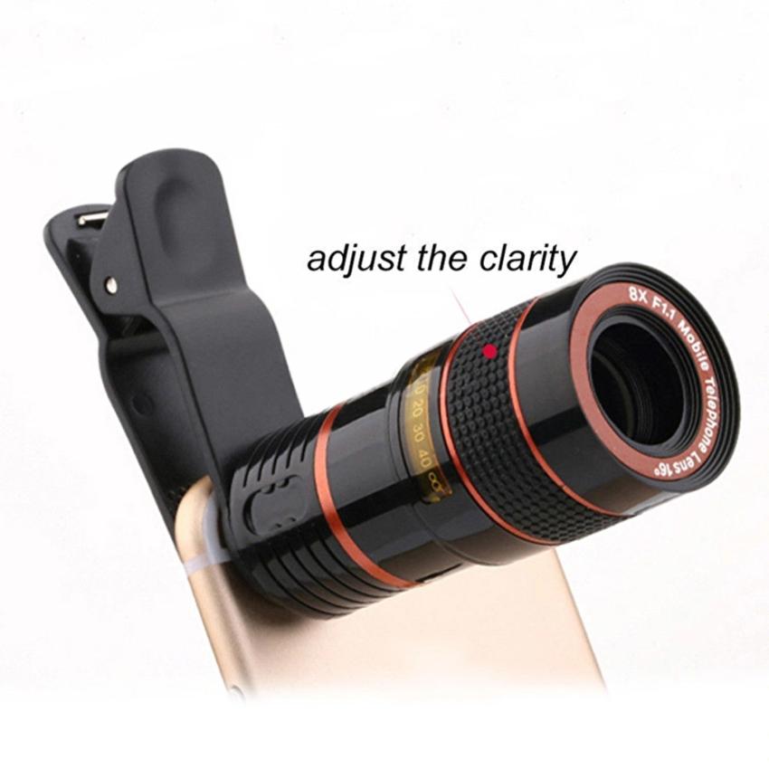 Universal Clip-on 8x Zoom Camera Lens Telescope Telephoto ForMobile Phone June 2018 - 2 Universal Clip-on 8x Zoom Camera Lens Telescope Telephoto forMobile Phone - 2