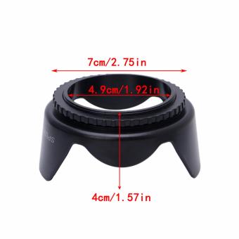 Universal Digital Camera Flower Lens Hood 49mm For Canon Nikon Sony- Intl June 2018 - 2 Universal Digital Camera Flower Lens Hood 49mm For Canon Nikon Sony- intl - 2