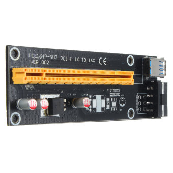 USB 3.0 PCI-E Express 1x To 16x Extender Riser Card Adapter Power Cable Mining June 2018 - 5 USB 3.0 PCI-E Express 1x To 16x Extender Riser Card Adapter Power Cable Mining - 5
