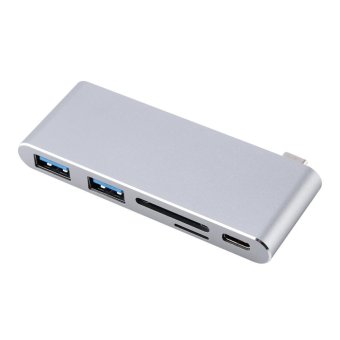 USB-C 3.1 Multi-port Hub Adapter 2 USB3.0 Ports Type-C PD SD/TFCard Reader For MACBOOK Grey - Intl June 2018 - 3 USB-C 3.1 Multi-port Hub Adapter 2 USB3.0 Ports Type-C PD SD/TFCard Reader for MACBOOK Grey - intl - 3