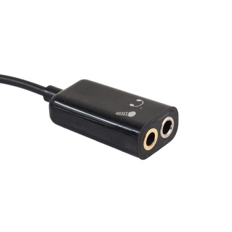 Useful 3.5mm Stereo Splitter Audio Male To Earphone Headset +Microphone Adapter - Intl June 2018 - 4 Useful 3.5mm Stereo Splitter Audio Male to Earphone Headset +Microphone Adapter - intl - 4
