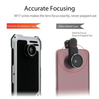 VIKING For Samsung Galaxy S7 Edge G935 Shockproof Aluminum Case With 3 In 1 Camera Lens Kit - Silver - Intl June 2018 - 2 VIKING for Samsung Galaxy S7 edge G935 Shockproof Aluminum Case with 3 in 1 Camera Lens Kit - Silver - intl - 2