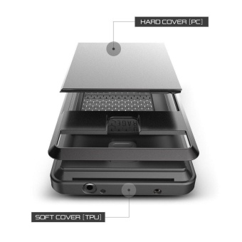 Wallet Case Anti Scratch Heavy Duty Card Pocket Dual Layer Shockproof Soft Rubber Bumper Protective Hybrid Card Case Cover For Samsung Galaxy Note 4 - Intl June 2018 - 5 Wallet case Anti Scratch Heavy Duty Card Pocket Dual Layer Shockproof Soft Rubber Bumper Protective Hybrid Card Case Cover for Samsung Galaxy Note 4 - intl - 5