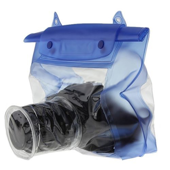 Waterproof DSLR Camera Underwater Pouch For Canon Blue (Intl) June 2018 - 4 Waterproof DSLR Camera Underwater Pouch for Canon Blue (Intl) - 4