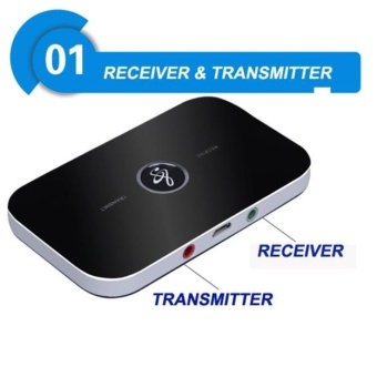 Wireless Bluetooth 2-in-1 Audio Music A2DP Receiver Transmitter Adapter - Intl June 2018 - 2 Wireless Bluetooth 2-in-1 Audio Music A2DP Receiver Transmitter Adapter - intl - 2