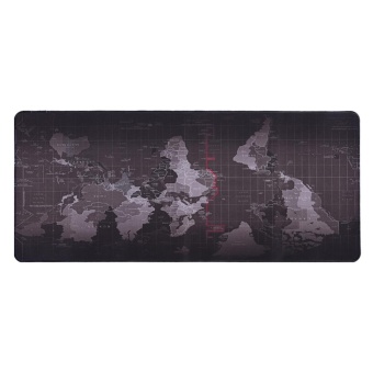 World Map Pattern Non-slip Mouse Pad Gaming Mat With Stitched Edge(300x700x2mm) - Intl June 2018 - 3 World Map Pattern Non-slip Mouse Pad Gaming Mat With Stitched Edge(300x700x2mm) - intl - 3