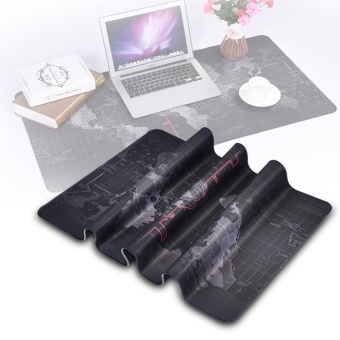 World Map Pattern Non-slip Mouse Pad Gaming Mat With Stitched Edge(300x700x2mm) - Intl June 2018 - 2 World Map Pattern Non-slip Mouse Pad Gaming Mat With Stitched Edge(300x700x2mm) - intl - 2