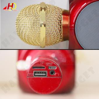 WS1816 Flash LED Lights Wireless Bluetooth Microphone Hi-Fi Speaker For Mobile Phones (Red) June 2018 - 2 WS1816 Flash LED Lights Wireless Bluetooth Microphone Hi-Fi Speaker for Mobile Phones (Red) - 2