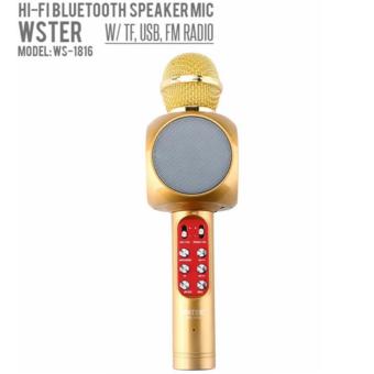WSTER WS-1816 Wireless Bluetooth Karaoke Handheld Mic PlayerSpeaker KTV Microphone June 2018 - 2 WSTER WS-1816 Wireless Bluetooth Karaoke Handheld Mic PlayerSpeaker KTV Microphone - 2