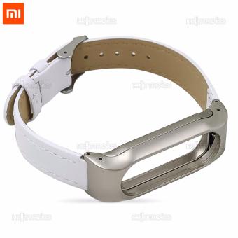 Xiaomi Mi Band 2 Replacement Leather Wrist Strap (White) June 2018 - 2 Xiaomi Mi Band 2 Replacement Leather Wrist Strap (White) - 2