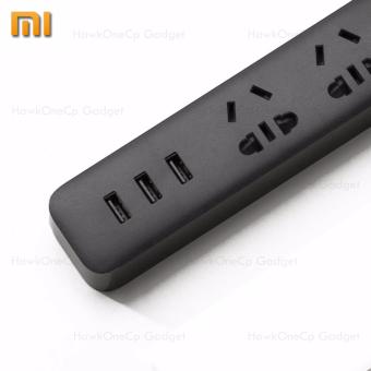 Xiaomi Mi Power Strip 3 Power Sockets / 3 USB 2A Fast ChargingPorts Extension XMCXB01QM (Black) June 2018 - 2 Xiaomi Mi Power Strip 3 Power Sockets / 3 USB 2A Fast ChargingPorts Extension XMCXB01QM (Black) - 2