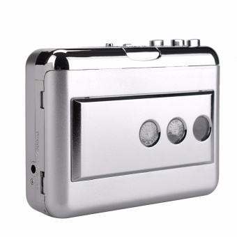Y&H Portable Cassette Tape Player LP/Vinyl Convert Tapes To MP3 Digital Record Capture With Audio Output Ezcap218 (Silver) - Intl June 2018 - 2 Y&H Portable Cassette Tape Player LP/Vinyl Convert Tapes to MP3 Digital Record Capture With Audio Output ezcap218 (Silver) - intl - 2