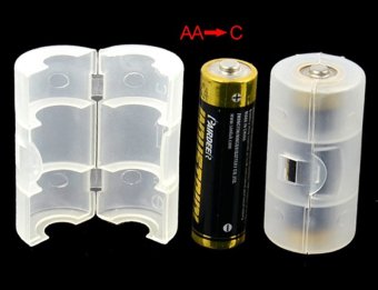 1 Set 4pcs Cell Battery Adaptor Holder Case Converter Switcher AAto D Batteries Adapter AA To C Battery Box AAA To AA Size - Intl April 2018 - 4 1 set 4pcs Cell Battery Adaptor Holder Case Converter Switcher AAto D Batteries Adapter AA to C Battery Box AAA to AA Size - intl - 4
