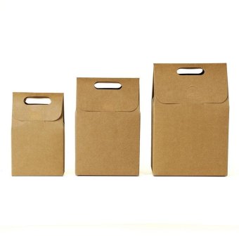 10 Pcs Kraft Paper Foldable Snacks Bags Candy Box Wedding GiftsPackage Size:S - Intl June 2018 - 3 10 Pcs Kraft Paper Foldable Snacks Bags Candy Box Wedding GiftsPackage size:S - intl - 3